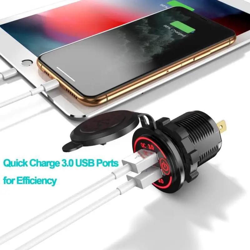   3.0  USB  ڵ   ׼  12V/24V QC3.0  ܼƮ ġ ġ  Led 
